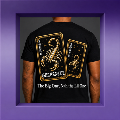 STAR* back view in a purple beveled frame